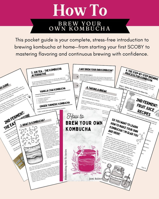 How to: Brew Your Own Kombucha
