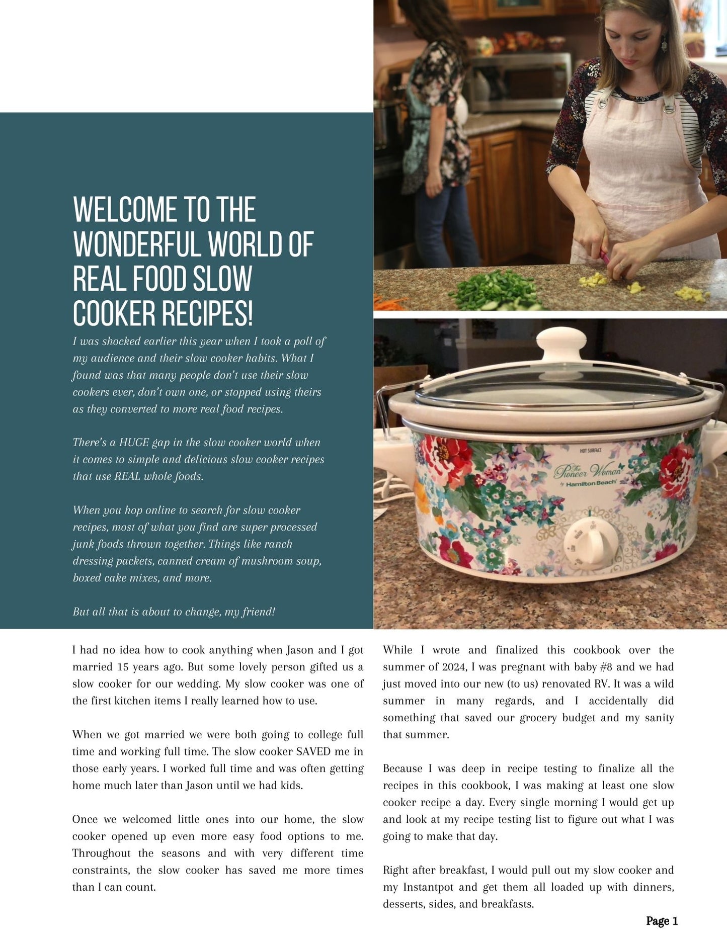 Cookbook Volume 4: Real Food Slow Cooker Favorites