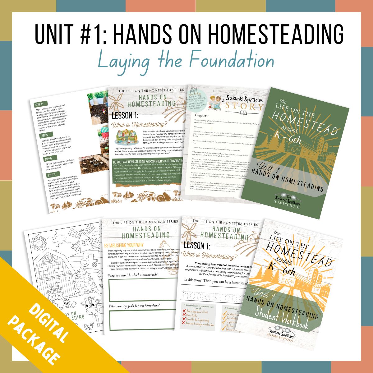 Unit #1: Hands On Homesteading - DIGITAL PACKAGE – Finding Joy