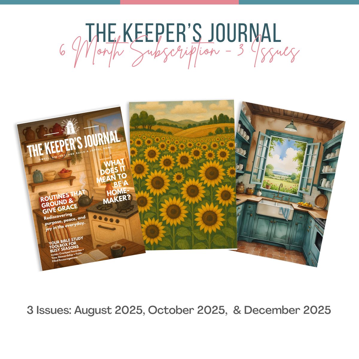 The Keeper's Journal 6 Month Subscription Finding Joy Bookstore