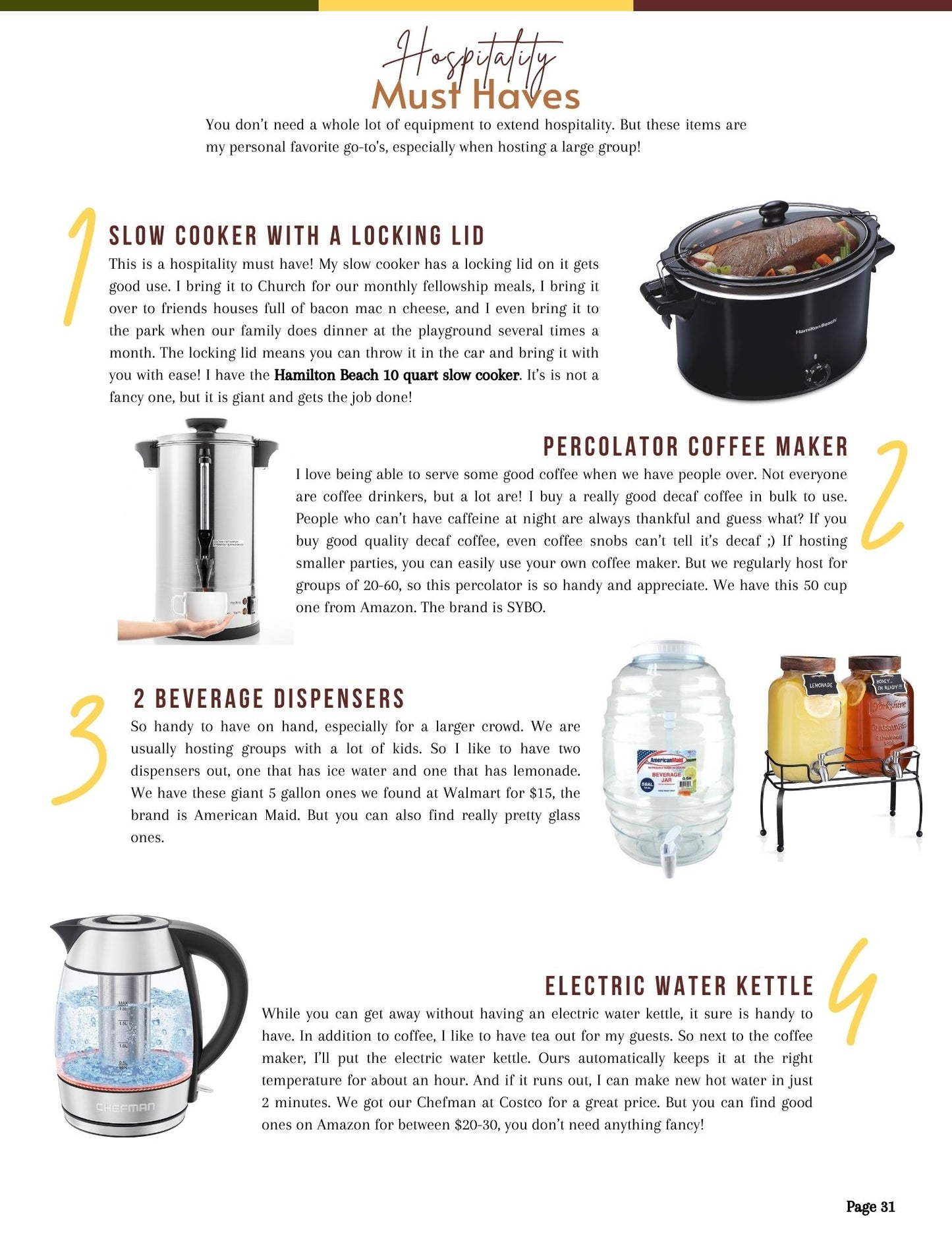 Cookbook Volume 3: Everyday Hospitality & Special Occasions