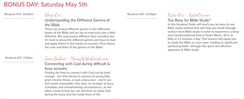 Enjoy the Word Online Bible Conference