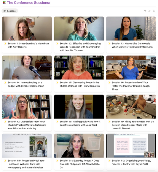 Recession Resistance Online Conference 2024