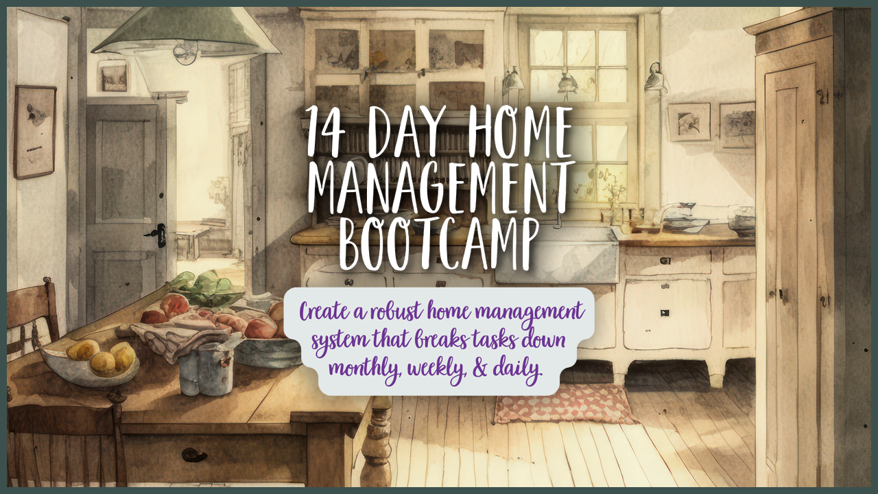 14 Day Home Management Bootcamp