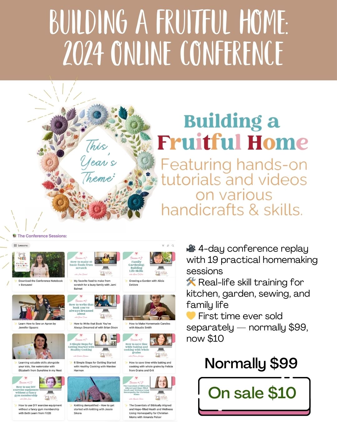 Building a Fruitful Home: 2024 Online Conference