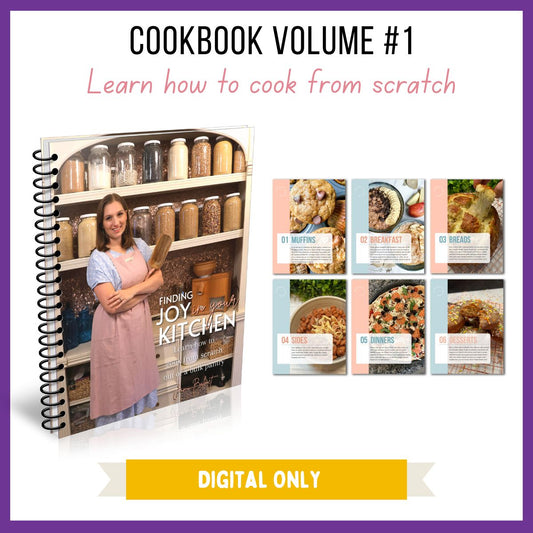 Cookbook Volume 1: Learn How to Cook From Scratch - DIGITAL