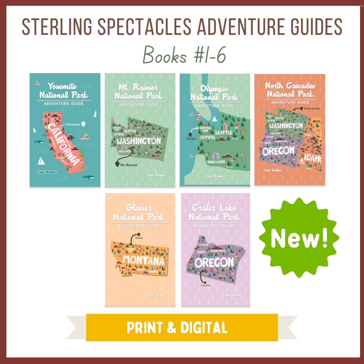 Adventure Guides Books #1-6 Bundle Set - PRINT
