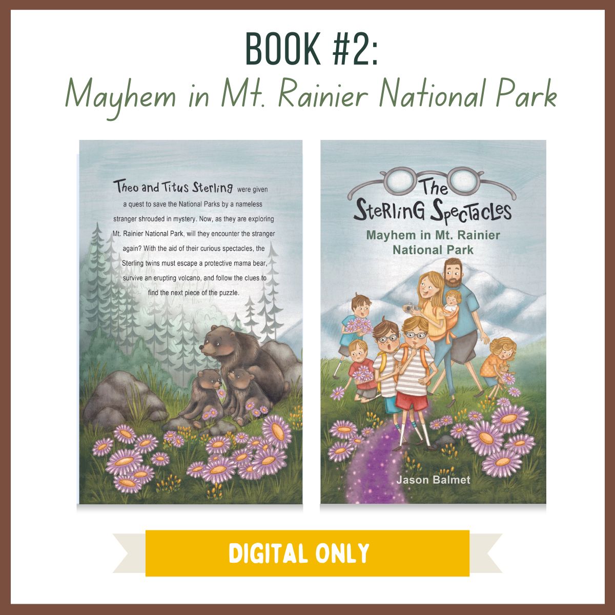 Book #2: Mayhem in Mt. Rainier National Park - DIGITAL