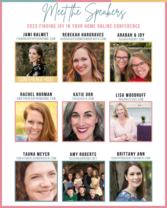 2023 Finding Joy in Your Home Online Conference