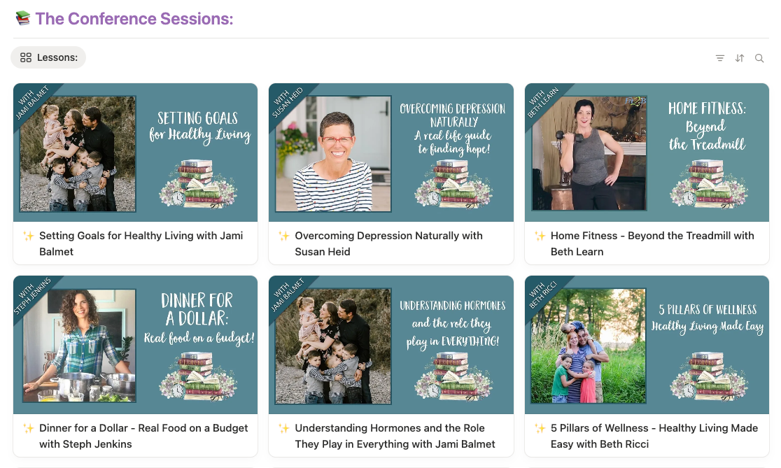 Crafting a Healthy Home Online Conference