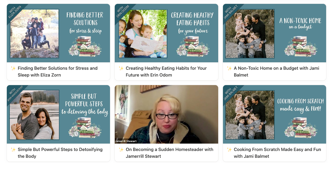 Crafting a Healthy Home Online Conference