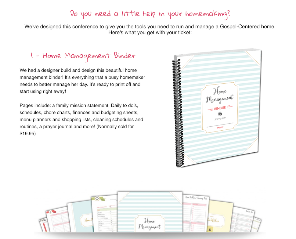 2015 Homemaking Ministries Online Conference