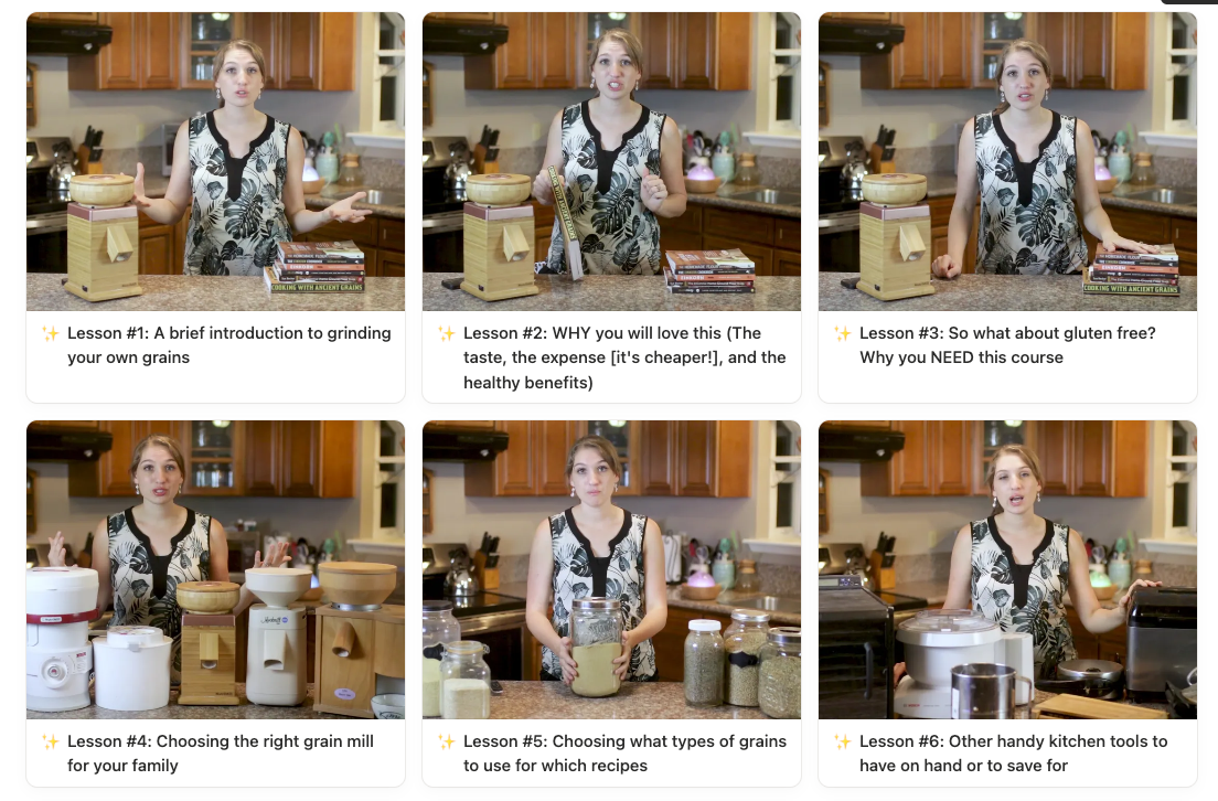 Freshly Milled Course