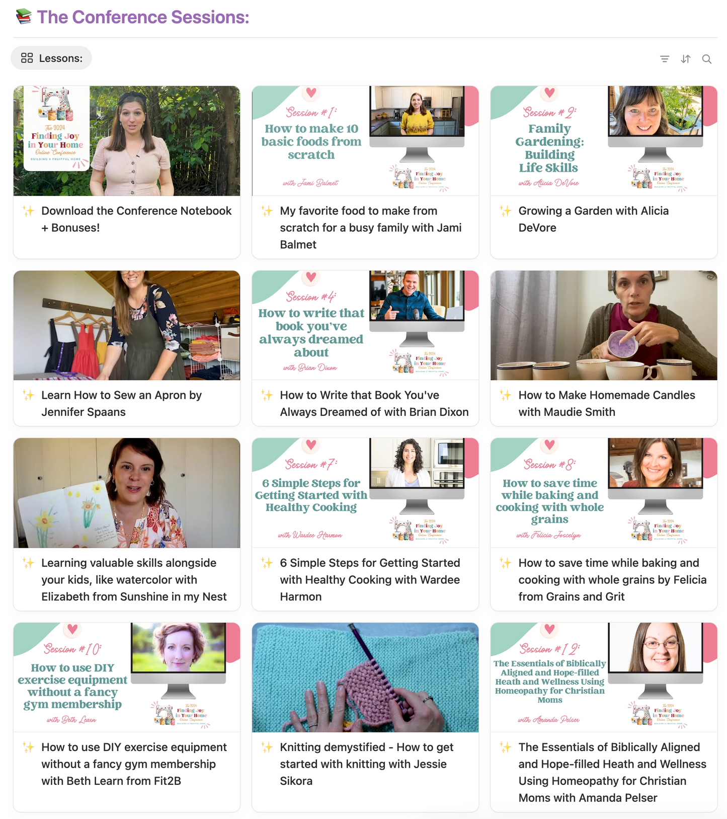 Building a Fruitful Home: 2024 Online Conference