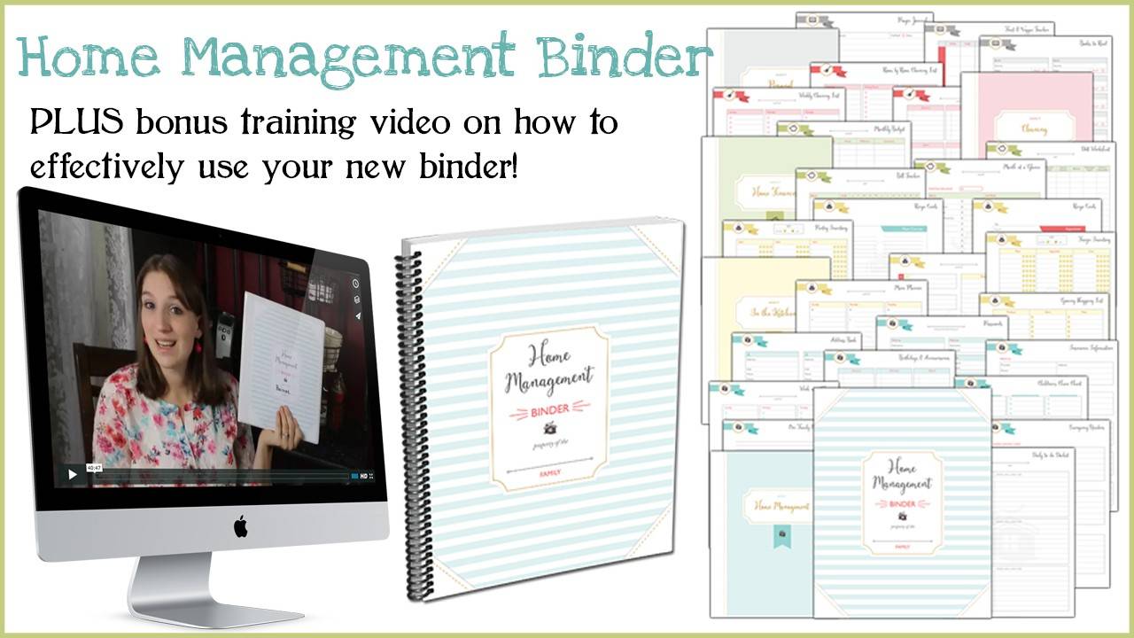 Home Management Binder – Finding Joy Bookstore