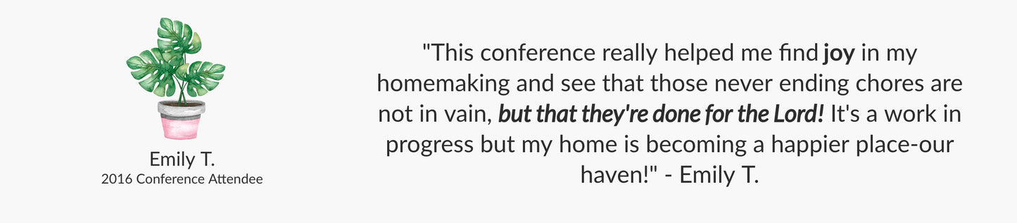 2021 Homemaking Ministries Online Conference