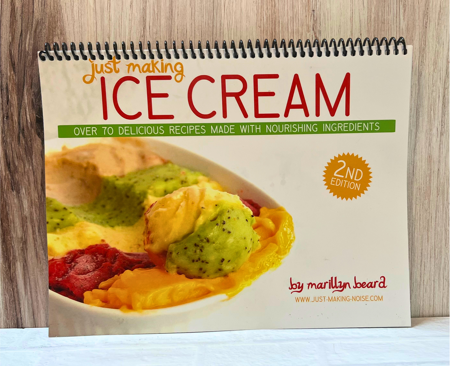 4 book bundle: Just Making Ice Cream Cookbook - PRINT