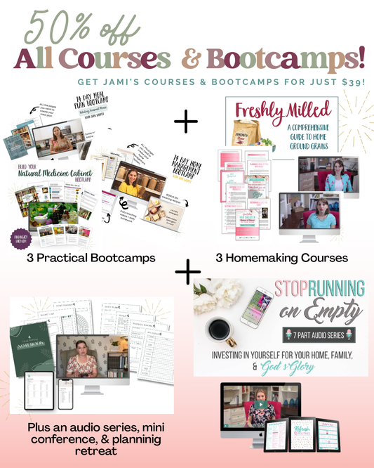 VAULT BUNDLE: 50% off all of Jami's Courses & Bootcamps