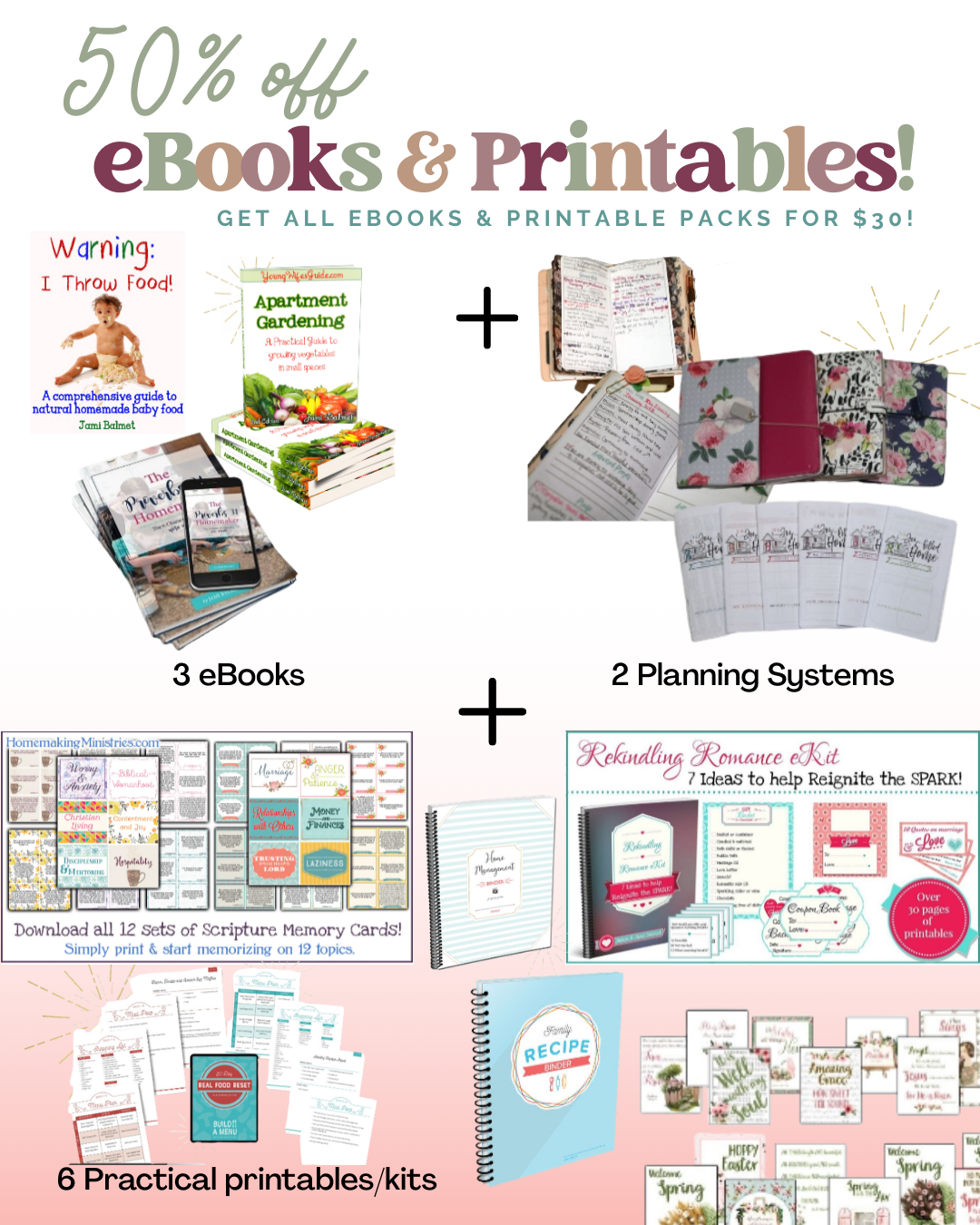 VAULT BUNDLE: 50% off eBooks & Printables