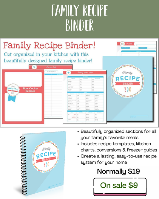 Family Recipe Binder