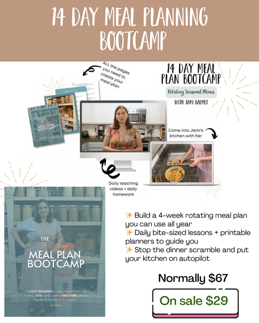 14 Day Meal Planning Bootcamp