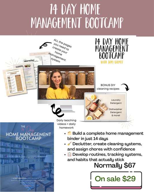 14 Day Home Management Bootcamp