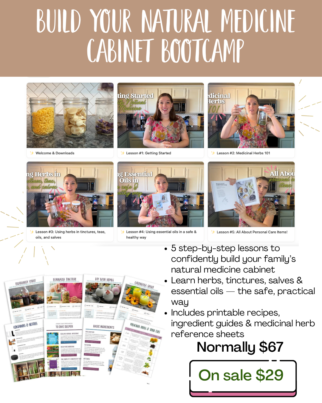 Build Your Natural Medicine Cabinet Bootcamp