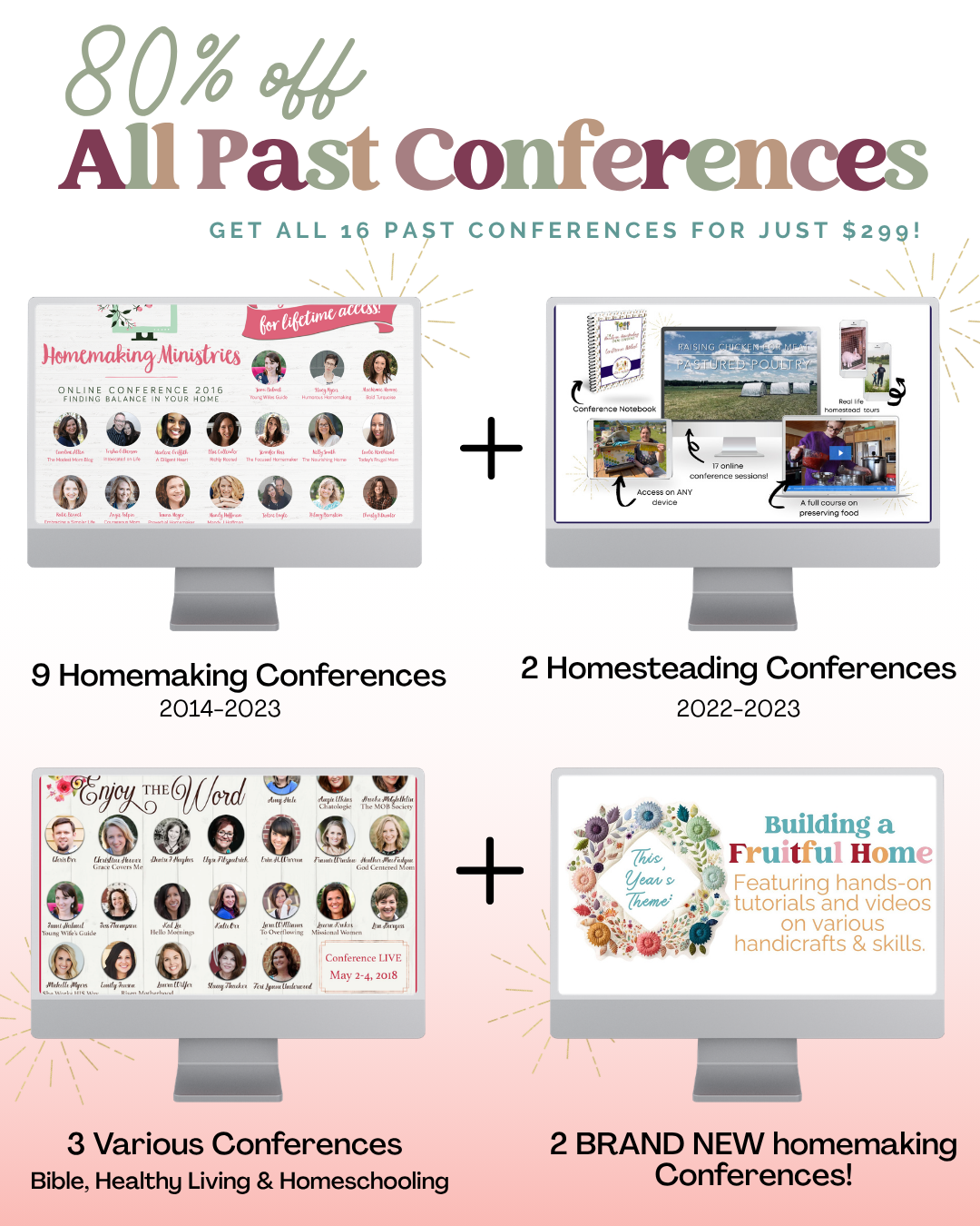 VAULT BUNDLE: 80% off all past conferences!