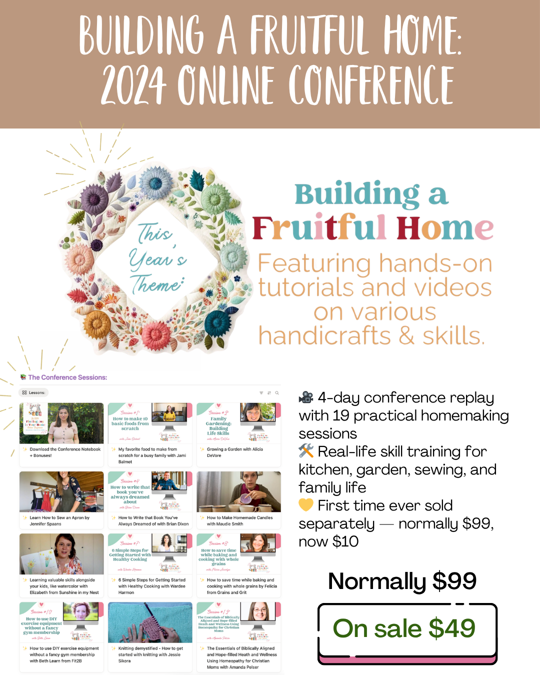 Building a Fruitful Home: 2024 Online Conference