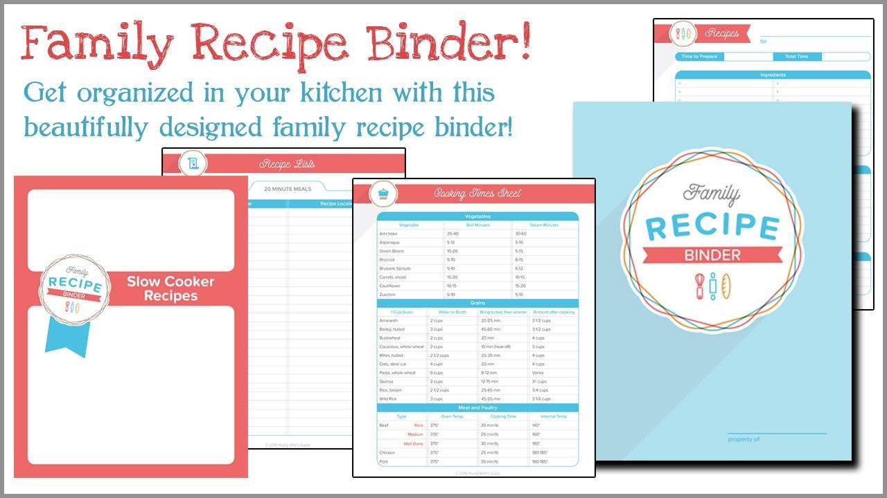Family Recipe Binder
