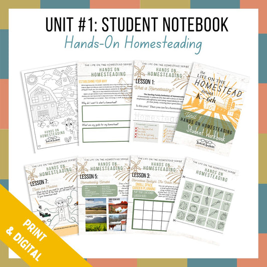 Unit #1: Student Notebook K-6th - PRINT
