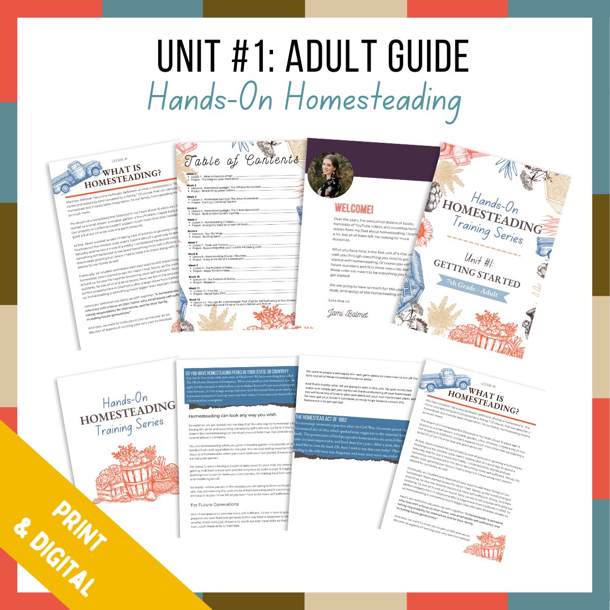 Unit #1: Adult Guide - PRINT